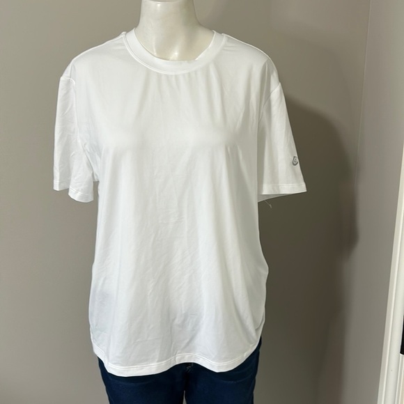 Johnny Was Calme Leggings Endurance High Waist Navy Blue and White Sz M NEW - Picture 10 of 10